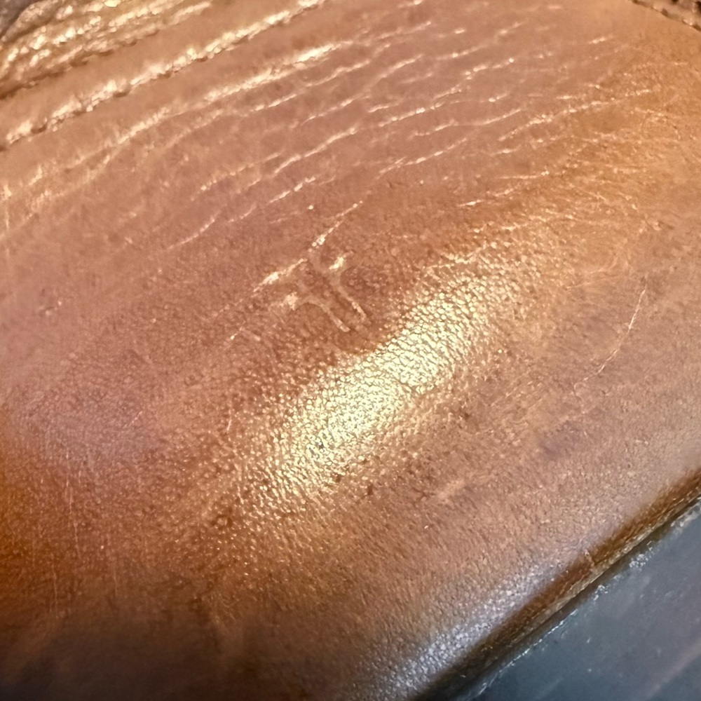 Frye Tan Leather Ankle Booties - Picture 6 of 7